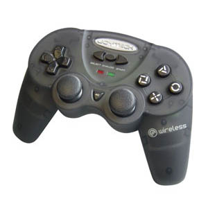 Joytech Wireless Analog Controller - Black for PS2 image