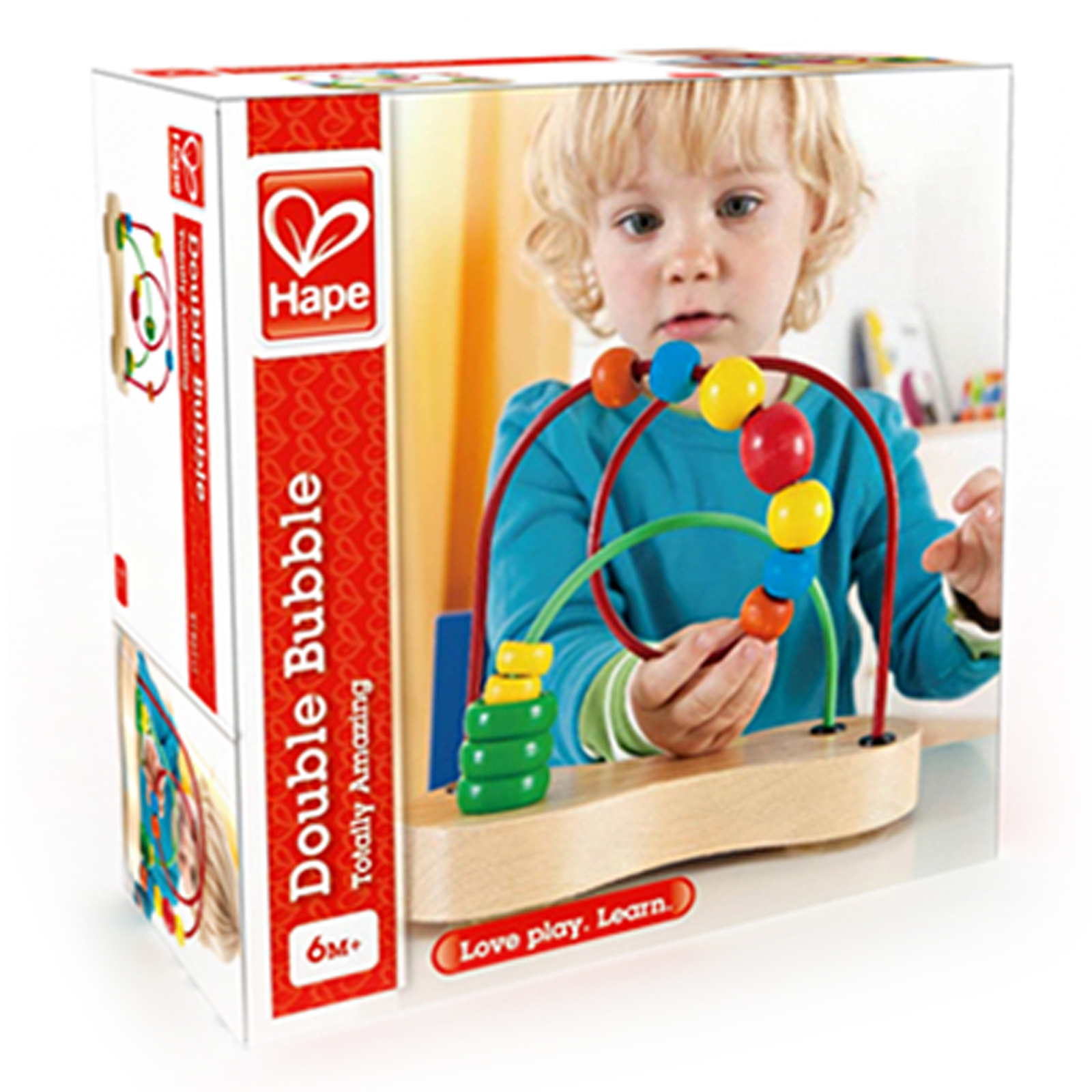 Hape: Double Bubble - Wooden Bead Maze image