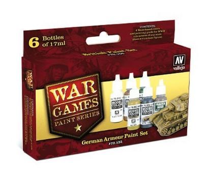 Vallejo Wargames German Armour Paint Set image