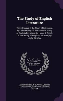 The Study of English Literature by Albert Franklin Blaisdell image