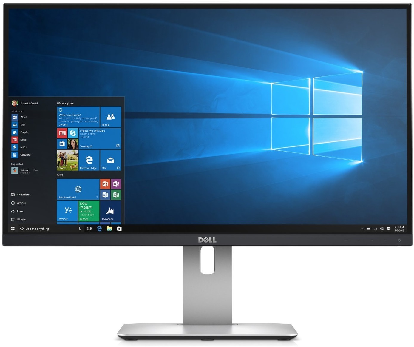25" Dell UltraSharp U2518D QHD Monitor image