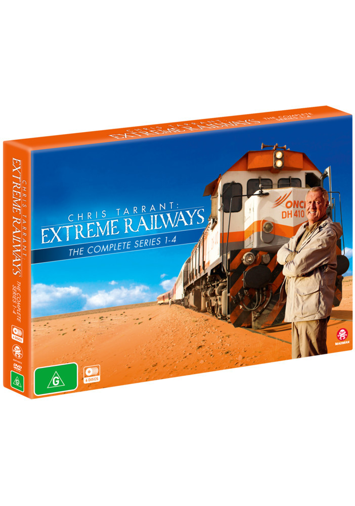 Chris Tarrant's Extreme Railways S1-4 Box Set (limited) on DVD