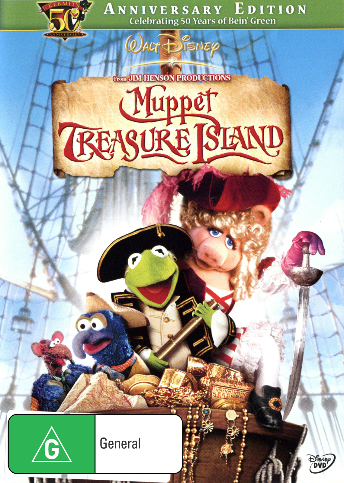 Muppet Treasure Island: 50th Anniversary on DVD