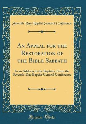 An Appeal for the Restoration of the Bible Sabbath by Seventh Day Baptist General Conference image