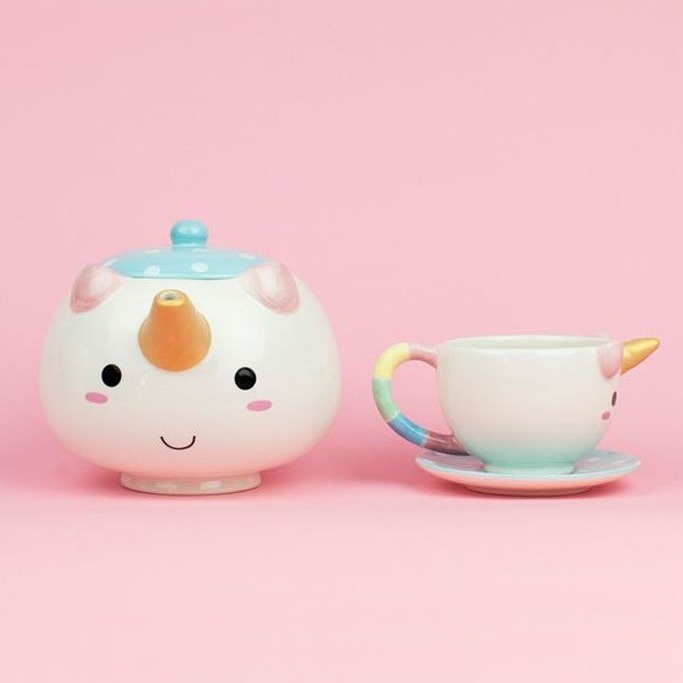 Elodie Unicorn Teapot Set