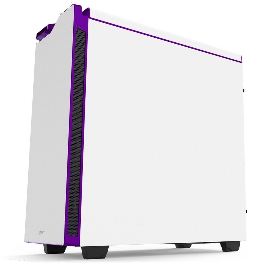 NZXT H440 Mid Tower Case 2015 Edition - White/Purple image