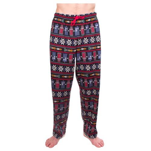 Doctor Who: Ugly Christmas Print - Pajama Pants (Small) image