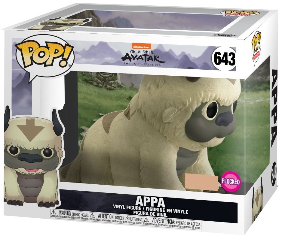 Avatar: The Last Airbender - Appa (Flocked) - 6" Pop! Vinyl Figure image