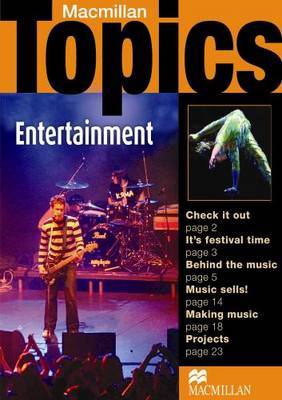 Macmillan Topics Entertainment Pre Intermediate Reader by Susan Holden image