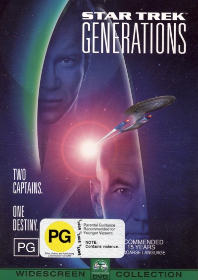 Star Trek: Generations on DVD image