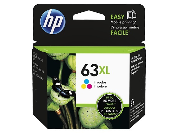 HP 63XL Tri-Colour High Yield Ink Cartridge image
