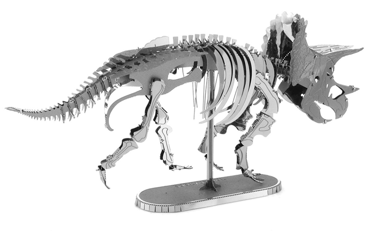 Metal Earth: Triceratops Skeleton - Model Kit