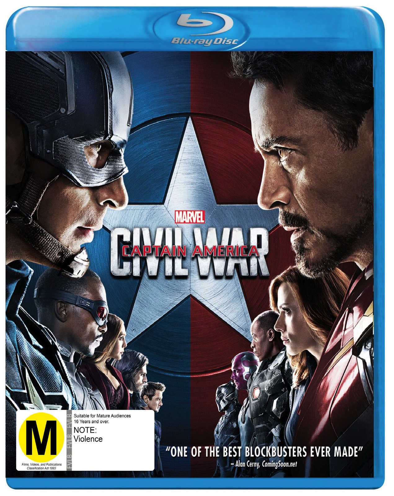 Captain America: Civil War on Blu-ray