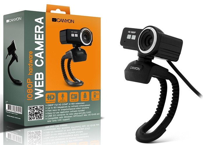 Canyon Full HD 1080P cam with Mic at Mighty Ape NZ