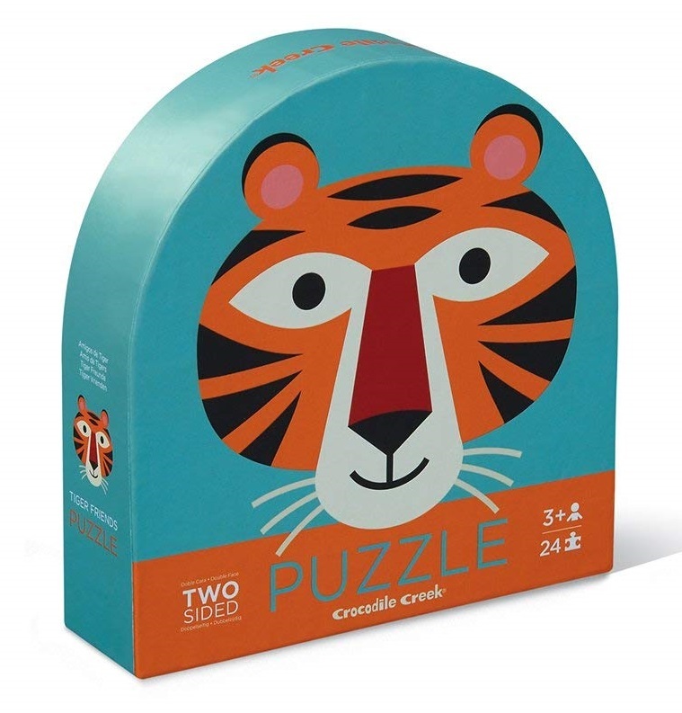 Crocodile Creek: Two-Sided Puzzle - Tiger Friends image