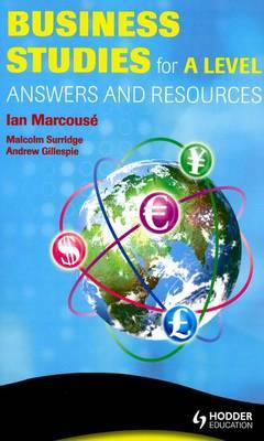 Business Studies for A Level by Ian Marcourse image