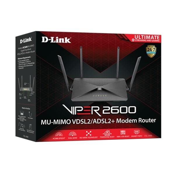 D-Link: AC2600 DSL-3785 Viper Dual-Band Modem Router image