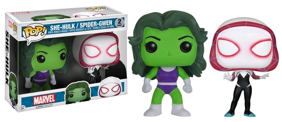Marvel - She-Hulk & Spider-Gwen Pop! Vinyl 2-Pack image