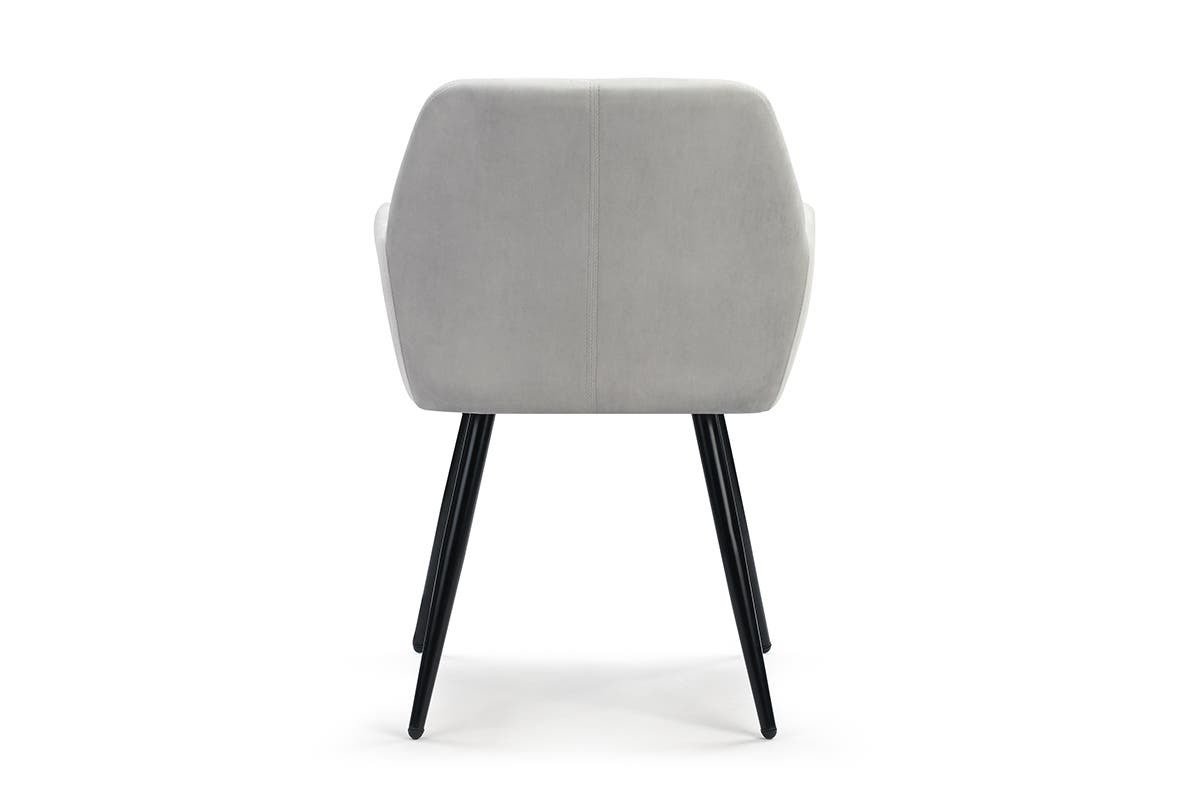 Buy Ovela Paige Velvet Dining Chairs Light Grey (Set of 2) at Mighty