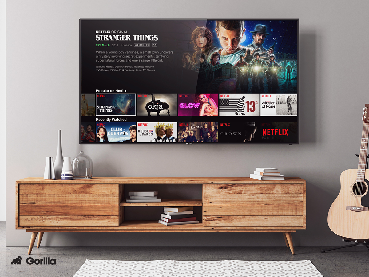 Gorilla 75 4k Uhd Smart Tv At Mighty Ape Nz