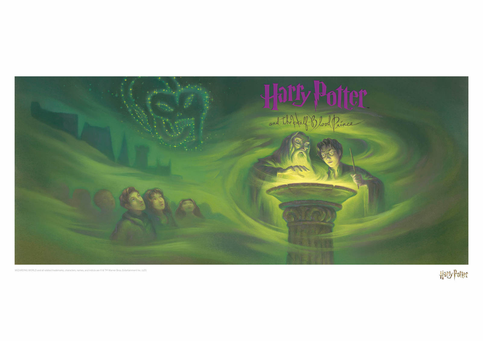 Harry Potter Half Blood Prince Book Cover Artwork at Mighty Ape Australia