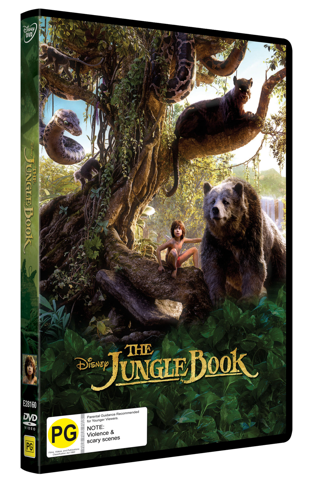 The Jungle Book (2016) on DVD image