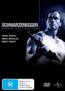 Schwarzenegger Collection (Raw Deal / Red Sonja / Red Heat - 3 DVD Movie Pack) (3 Disc Set) on DVD image