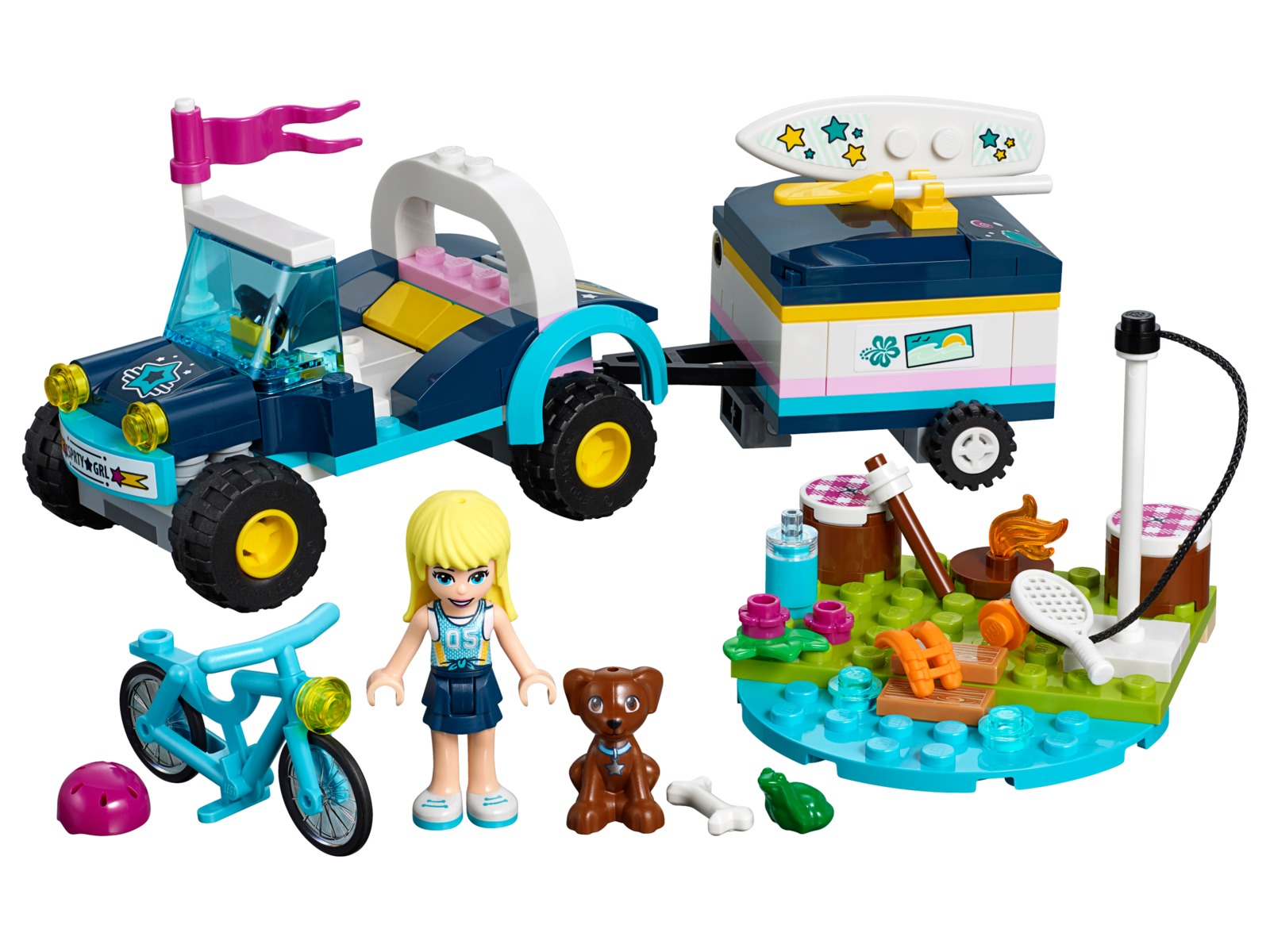 LEGO Friends - Stephanie's Buggy & Trailer image