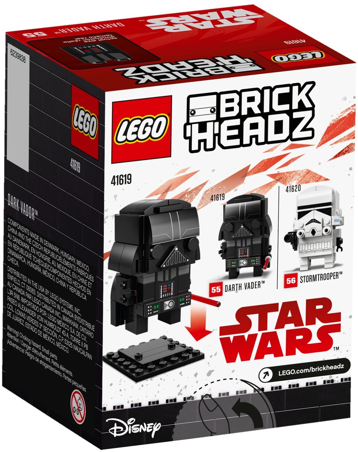 LEGO Brickheadz: Darth Vader (41619) image