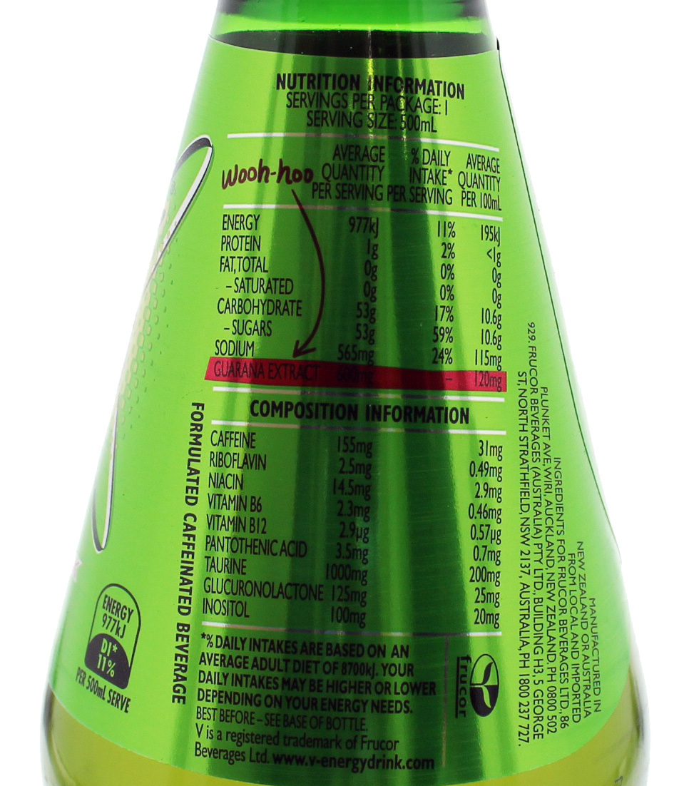 V Green Plastic Bottle 500ml (24 Pack) image