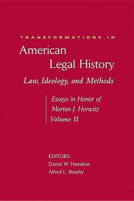 Transformations in American Legal History: No. 2 image