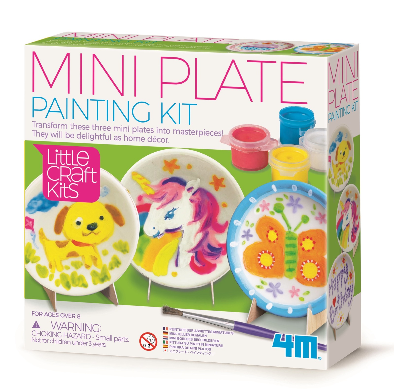 Buy Little Craft Mini Plate Painting Kit at Mighty Ape NZ