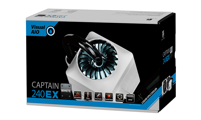 Deepcool Gamer Storm Captain 240EX AIO Liquid Cooling - White