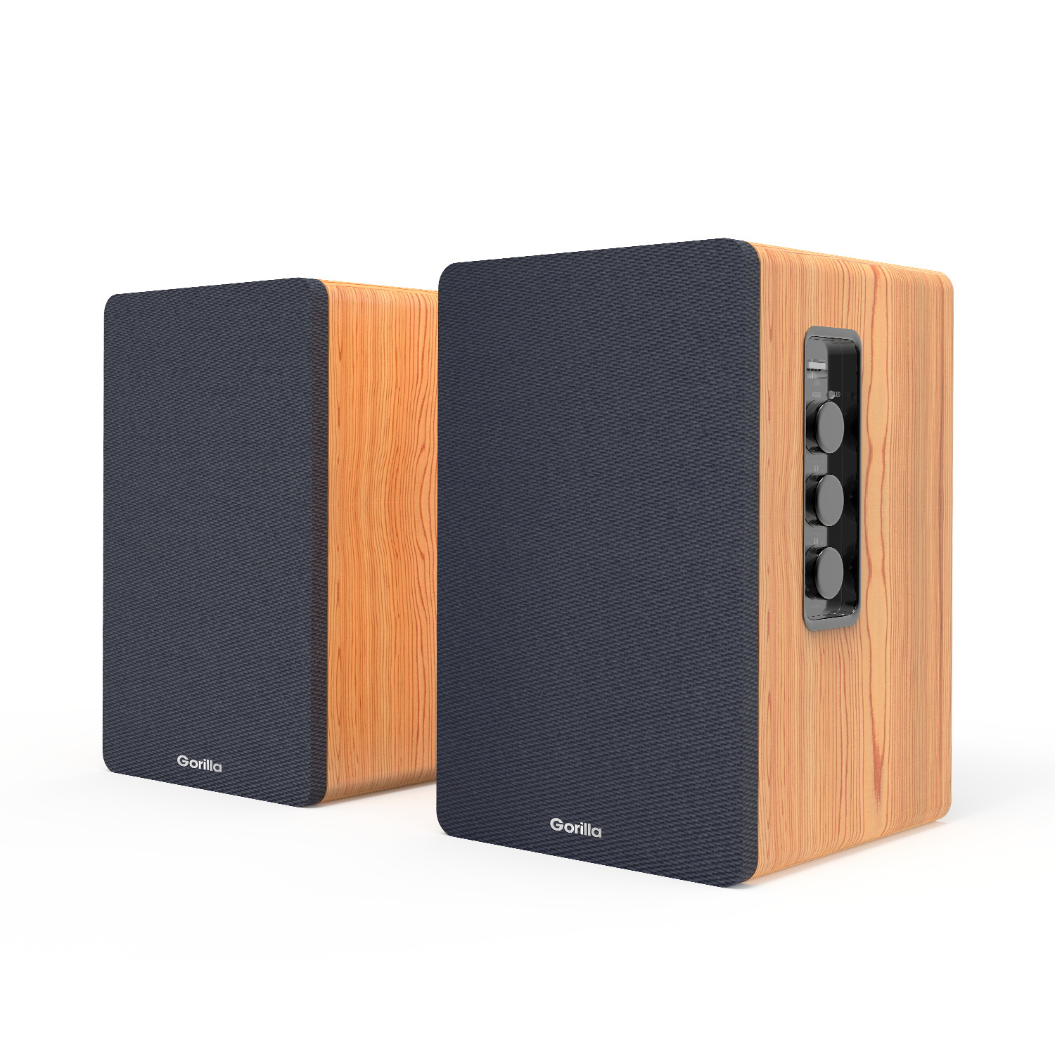 Gorilla Powered Bluetooth Bookshelf Speakers (Pair) at Mighty Ape