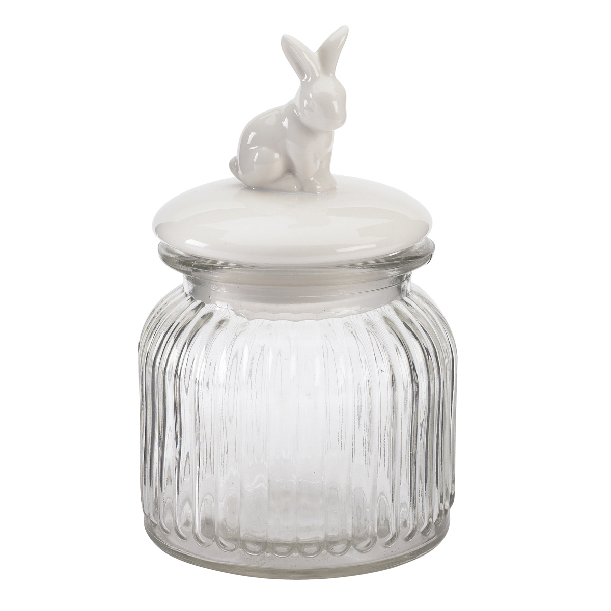 Flopsy Rabbit Topped Glass Storage Jar Image at Mighty Ape NZ