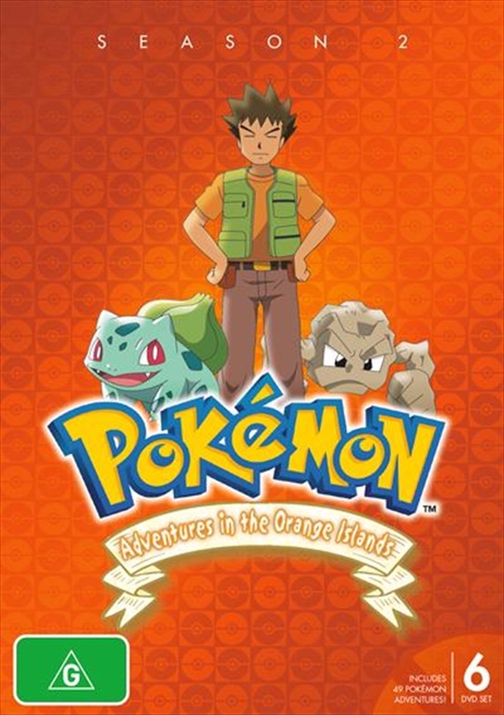 Pokémon Adventures In The Orange Islands Season 2 DVD Buy Now