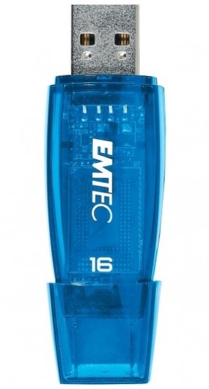 16GB Emtec Flashdrive C410 - 2 Pack (Blue/Red)