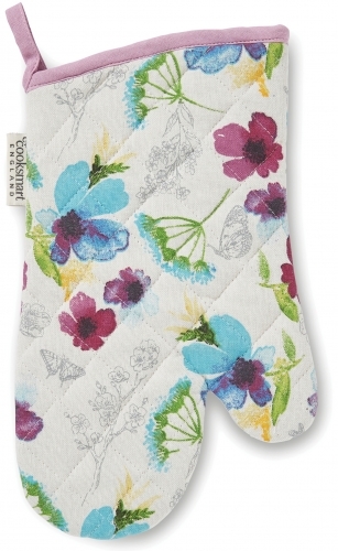 Cooksmart: Chatsworth Floral Gauntlet (Oven Mitt)