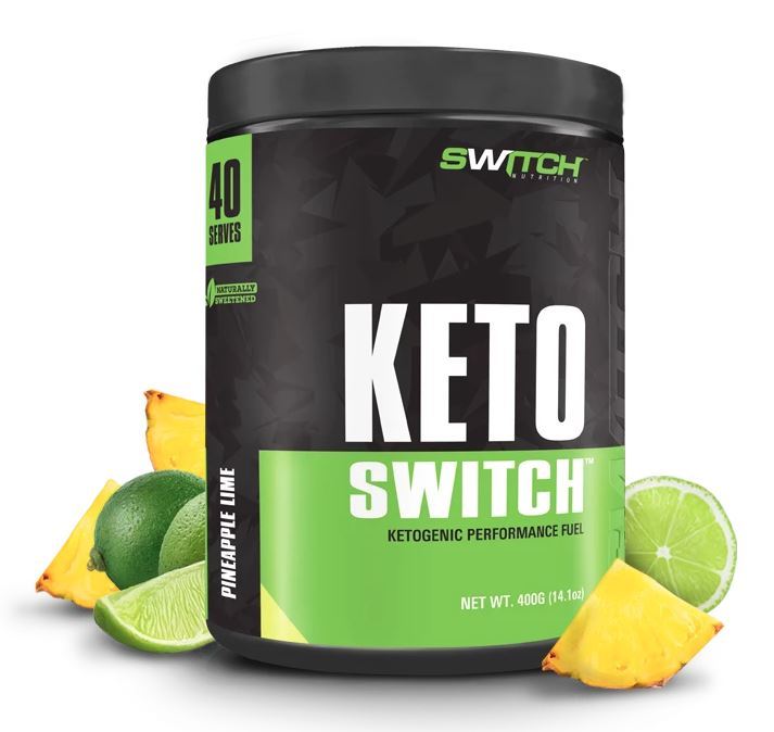 Buy Keto Switch Ketogenic Performance Fuel BHB Ketones Pineapple Lime at Mighty Ape NZ