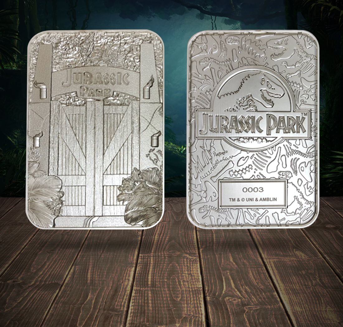 Jurassic Park: Entrance Gates - Metal Card