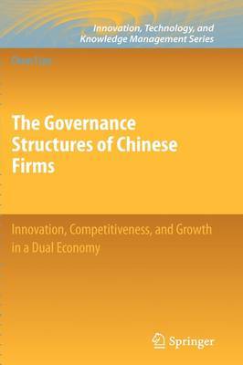 The Governance Structures of Chinese Firms by Chun Liao image