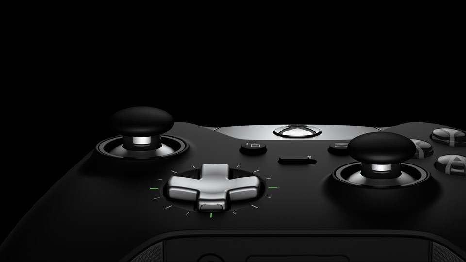 Xbox One Elite Wireless Controller on Xbox One