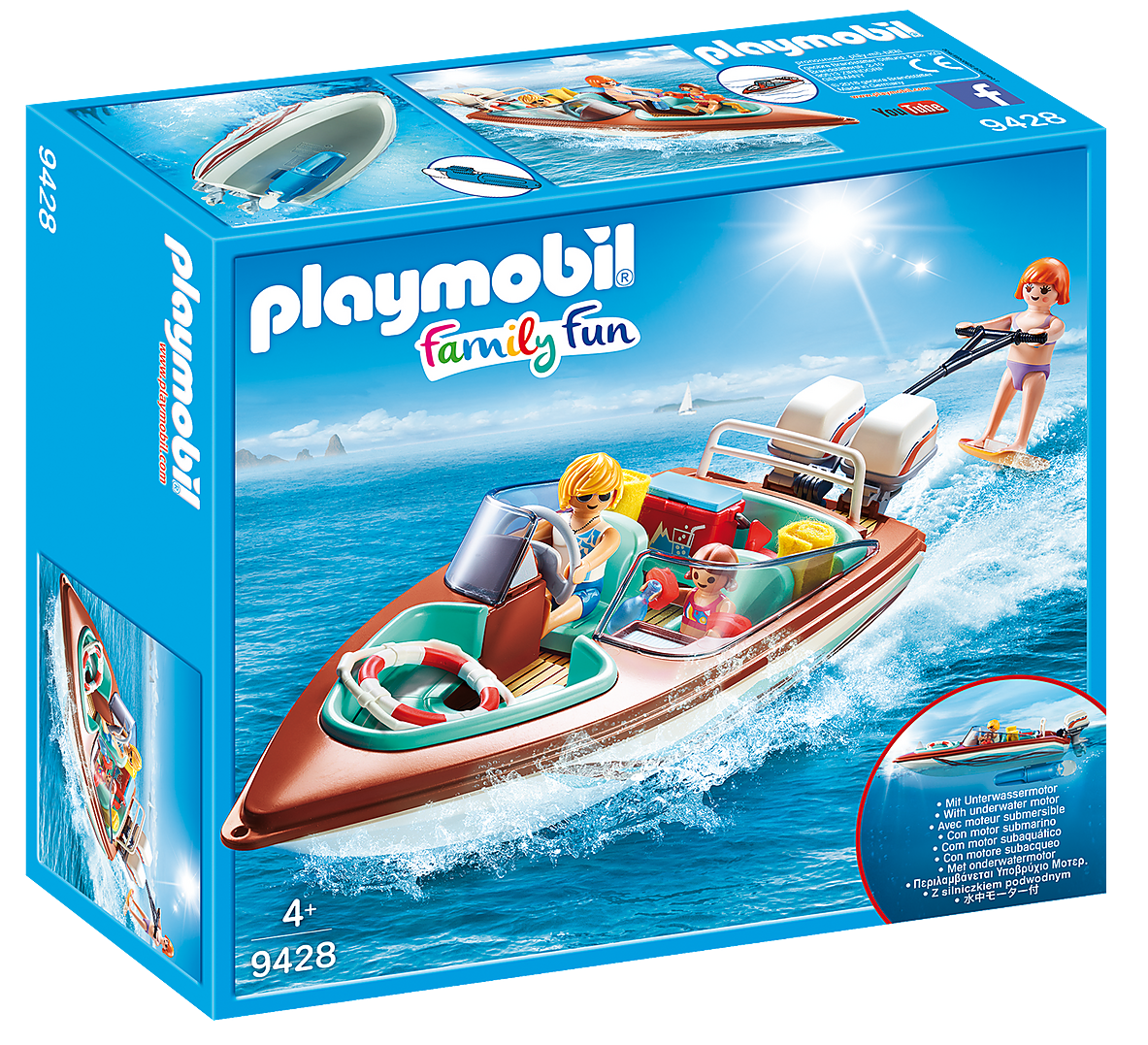 Playmobil: Family Fun - Speedboat & Underwater Motor (9428)