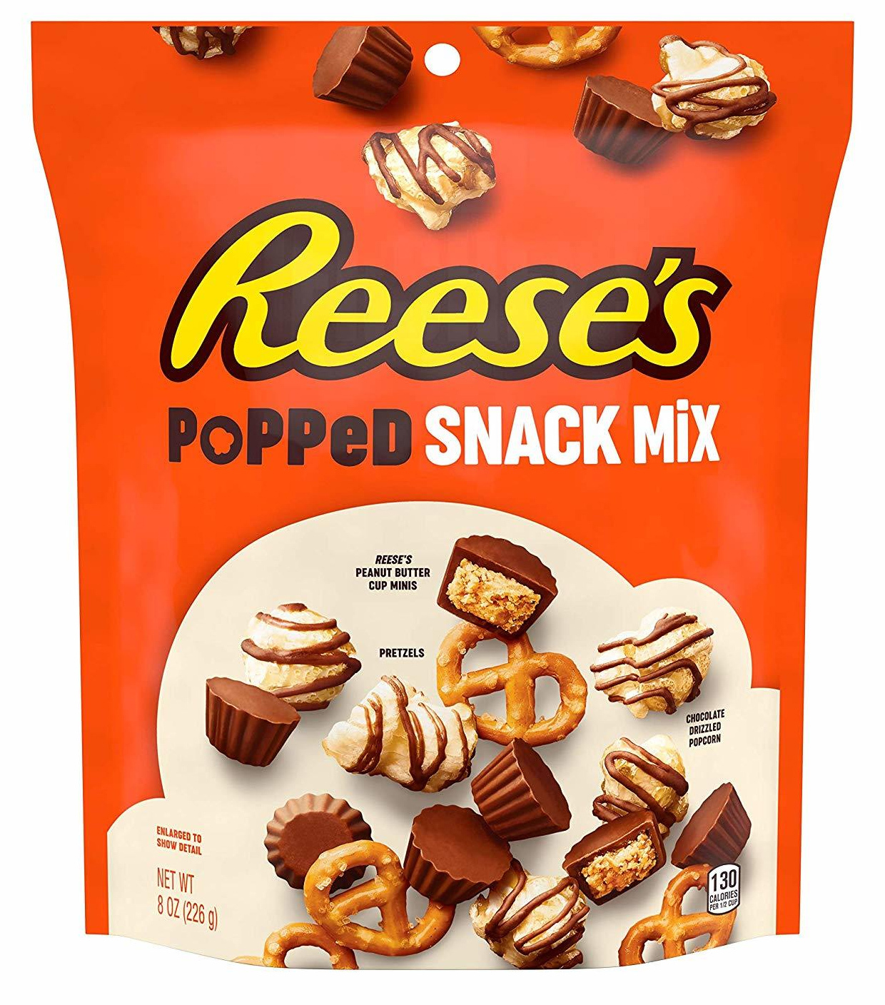 Reese's Popped Snack Mix Pouch 226g image