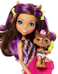 monster high clawdeen wolf family