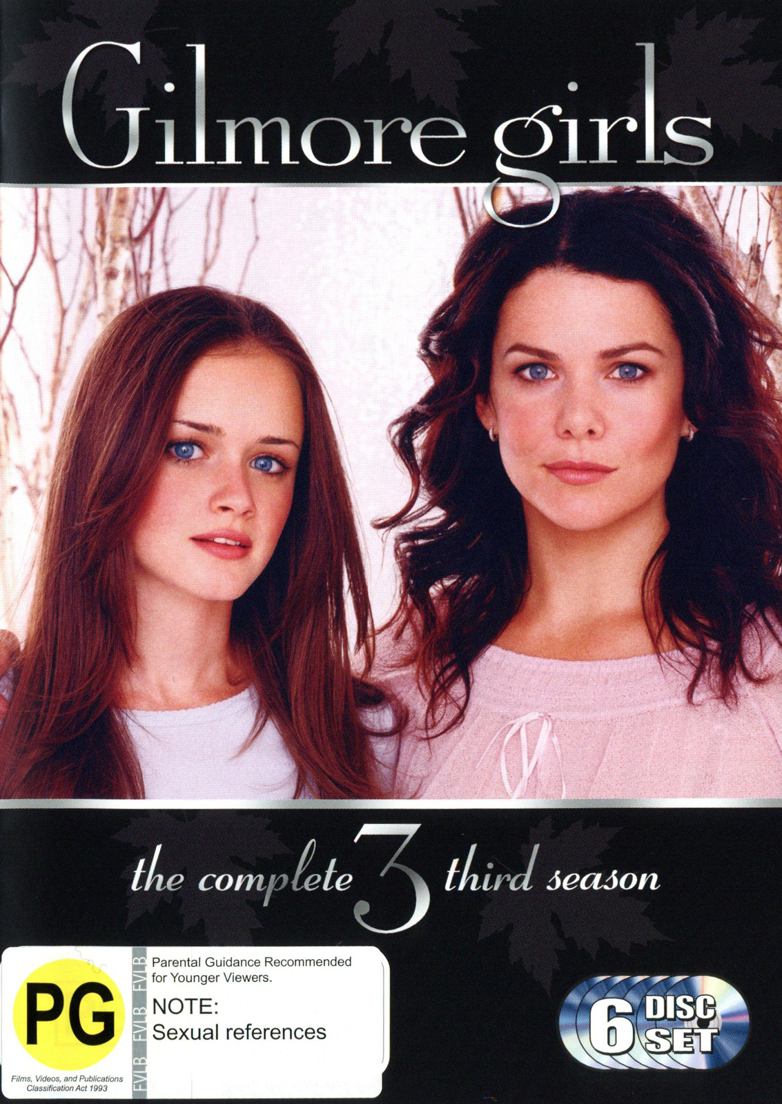 Gilmore Girls - The Complete Third Season (6 Disc Set) (New Packaging) on DVD image