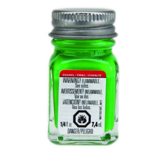 Testors: Fluorescent Enamel Paint - Green