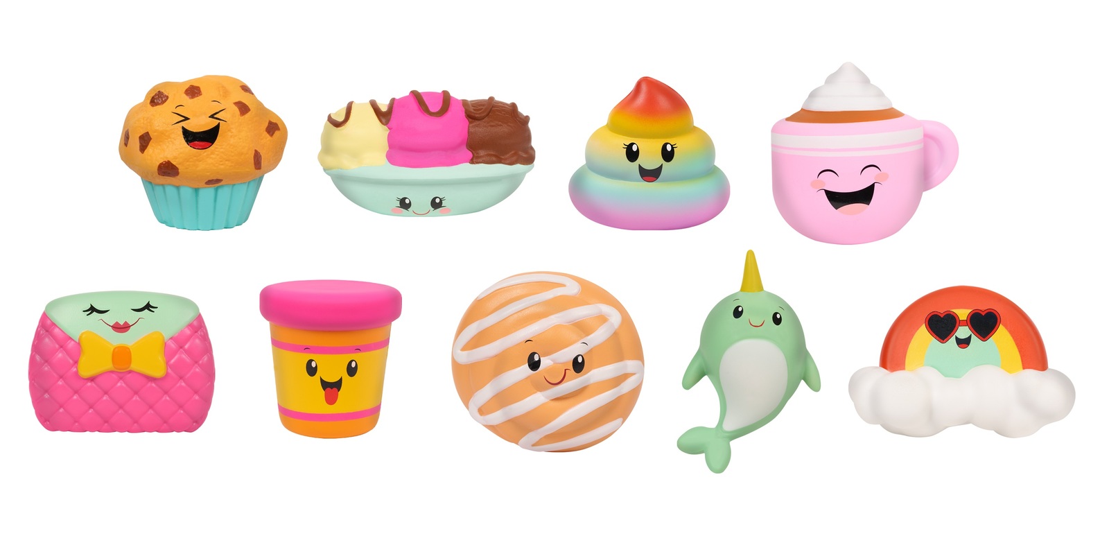 Kawaii: Jumbo Squeezies - (Assorted Designs)