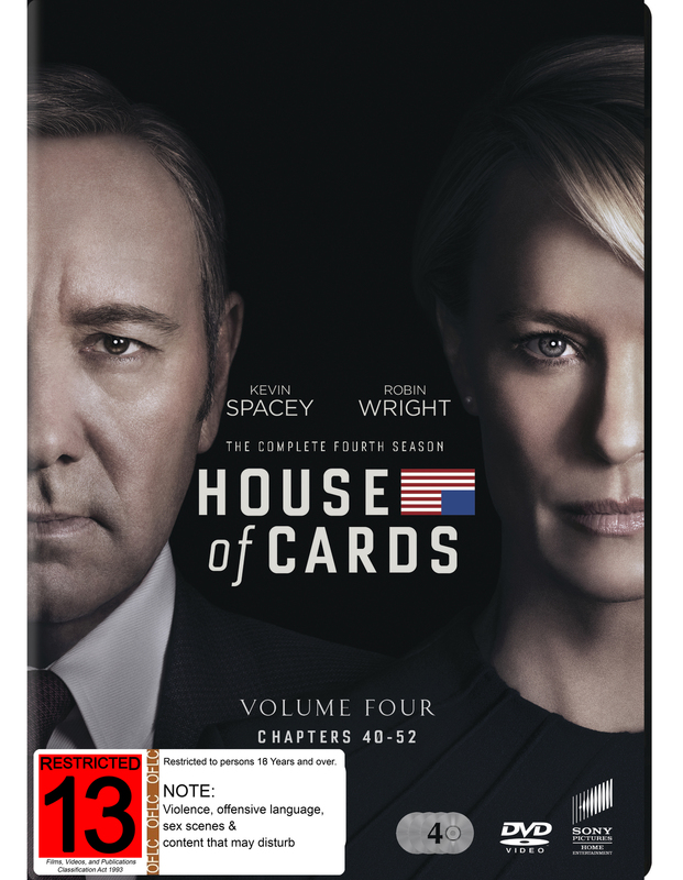 House Of Cards Season 4 DVD Buy Now at Mighty Ape NZ