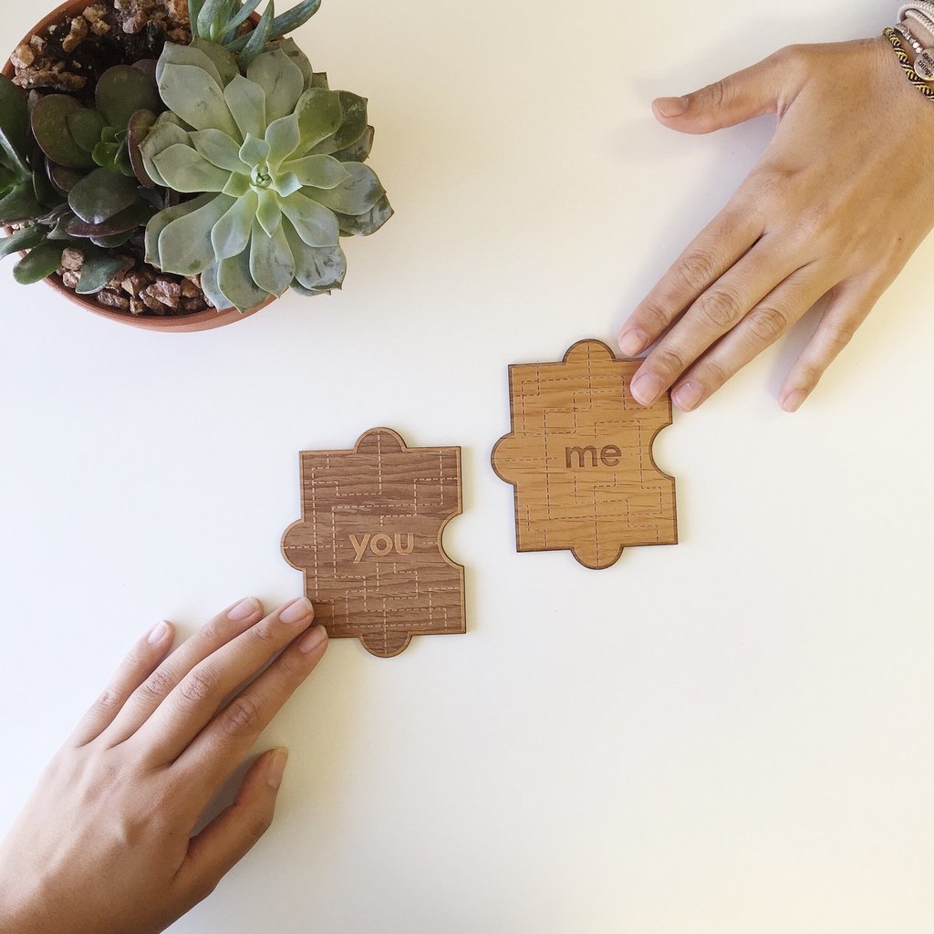 Cardtorial Wooden Card - You & Me